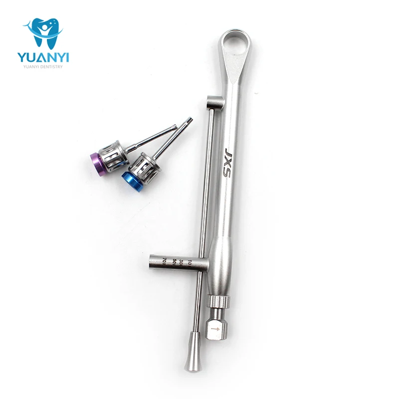 Tournevis électriques universels 10-70NCM Clé dynamométrique dentaire Kit d'outils de réparation d'implants à cliquet_voghion.com