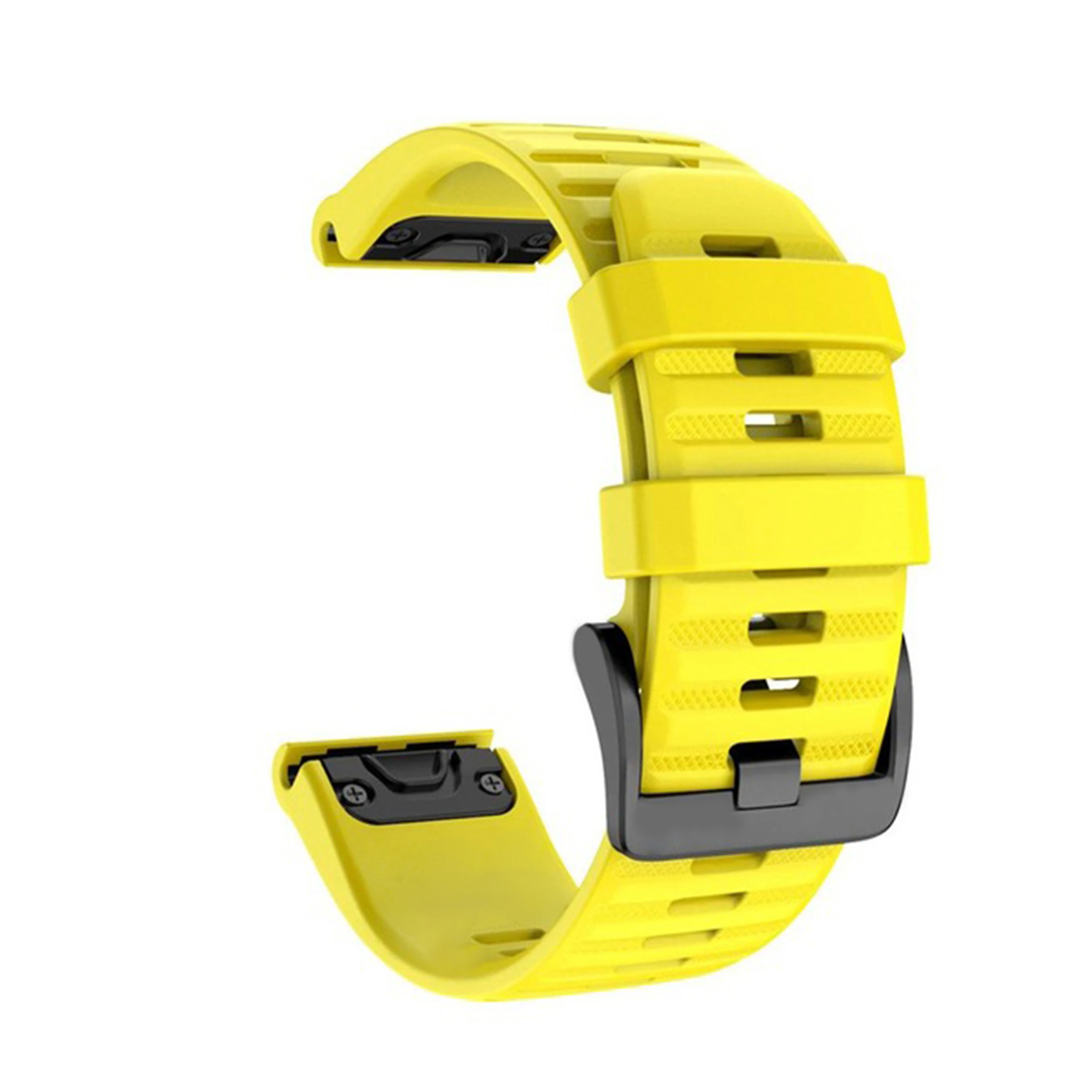 Enhanced Silicone QuickFit Smart Watch Band - Versatile 22-26mm Wrist Strap