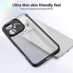 Soft Silicone Clear Case with Shockproof Lens Protection and Transparent Back Cover for Honor 400 (TM-Black)