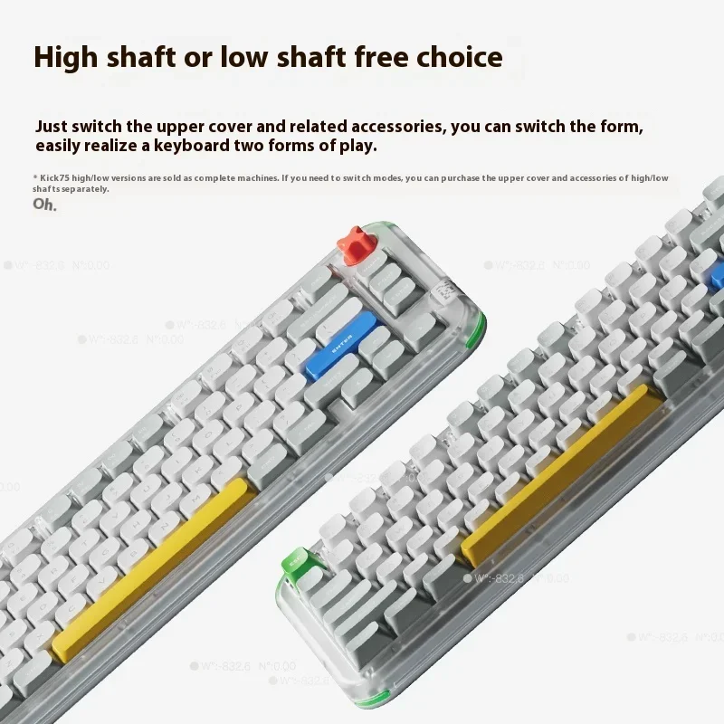 Nuphy Kick75 シルバースイッチ Amazon.com: nuphy Kick75 Wireless Low Profile Keyboard with