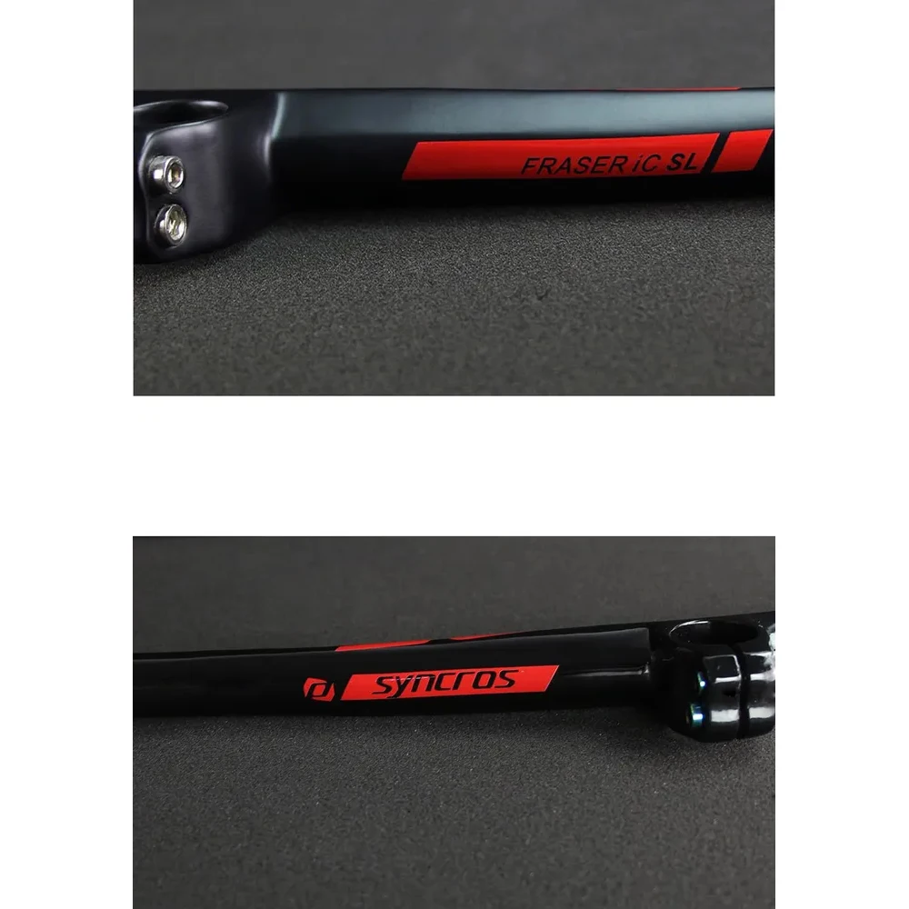 SYNCROS Carbon Integrated MTB Handlebar Bicycle MTB Titanium Screw With 40/50/60/70mm Chrome UD Matte
