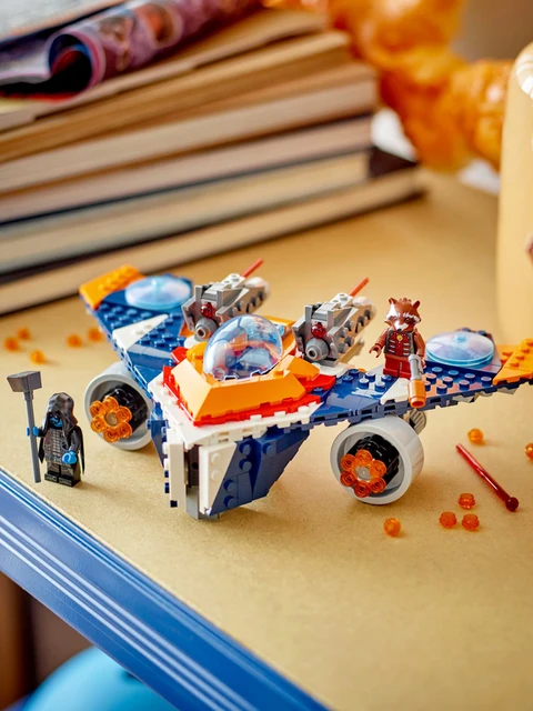 LEGO 76278 Marvel Rocket's Warbird vs. Ronan, Buildable