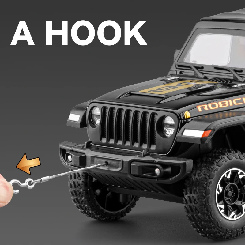 Meng Model 1 24 CS-003 Jeep Wrangler Rubicon 2-Door (10th Anniversary Edition) a