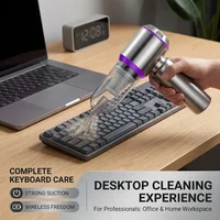 Aspirateur portatif 4 en 1, aspirateur sans fil rechargeable pour voiture, dépoussiéreur sans fil, dépoussiéreur à air comprimé sans fil 5