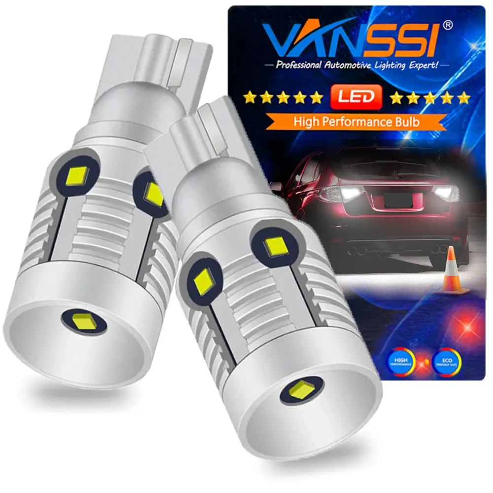 

2x High Power W16W T15 921 912 LED Bulbs Canbus No Error Free 2020 Chip LED Backup Light Car Reverse Parking Lamp