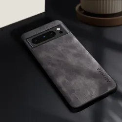 Premium Durable PU Leather Fashion Case Cover - Stylish and Protective Coque  Capa for Google 4A 4G (Grey)