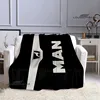 Man truck logo printed blanket Flannel Soft Comfort Blanket Home Travel Blanket blankets for beds Picnic blankets Birthday Gift 1