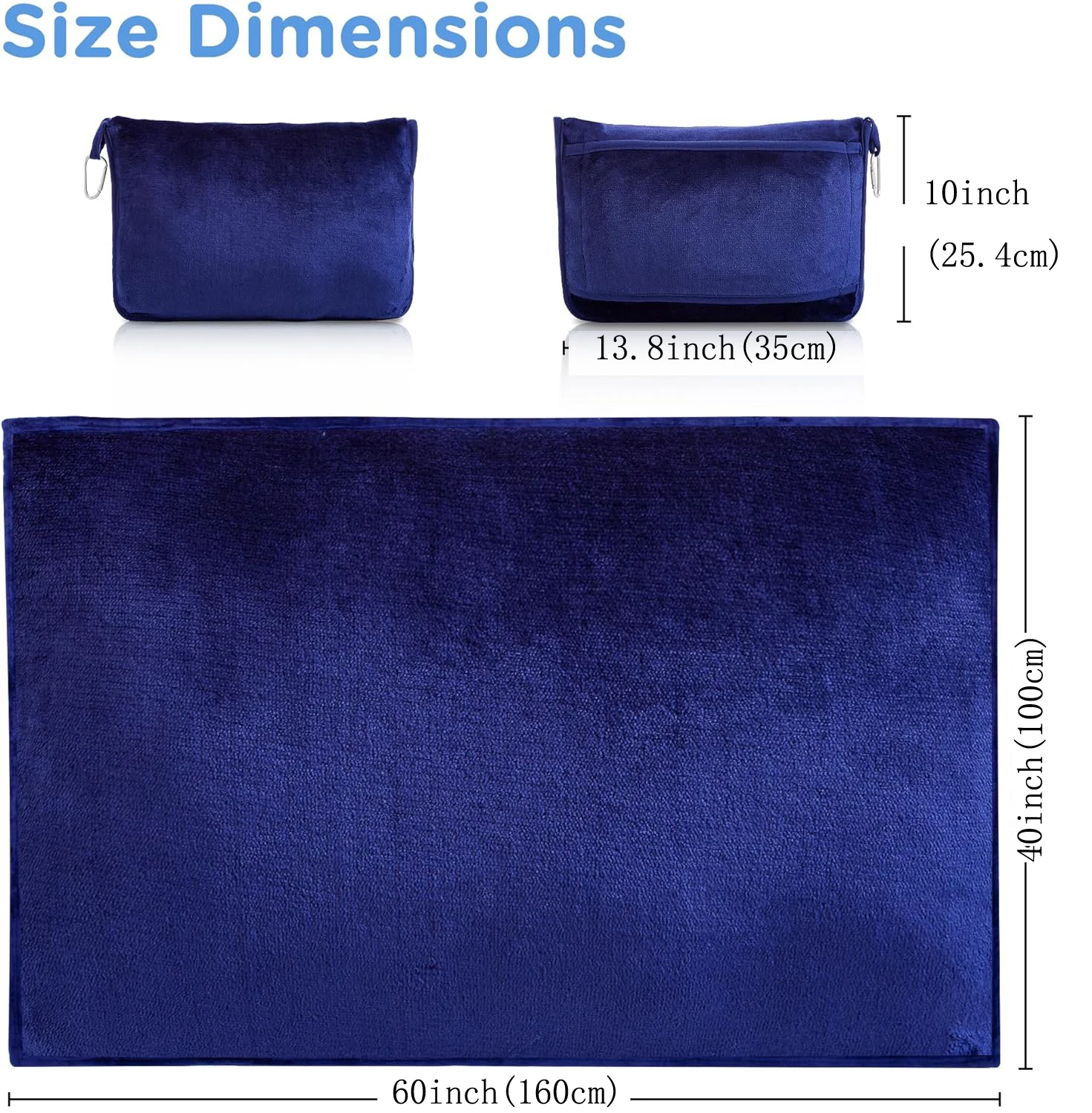2 In 1 Travel Pillow and Blanket 6