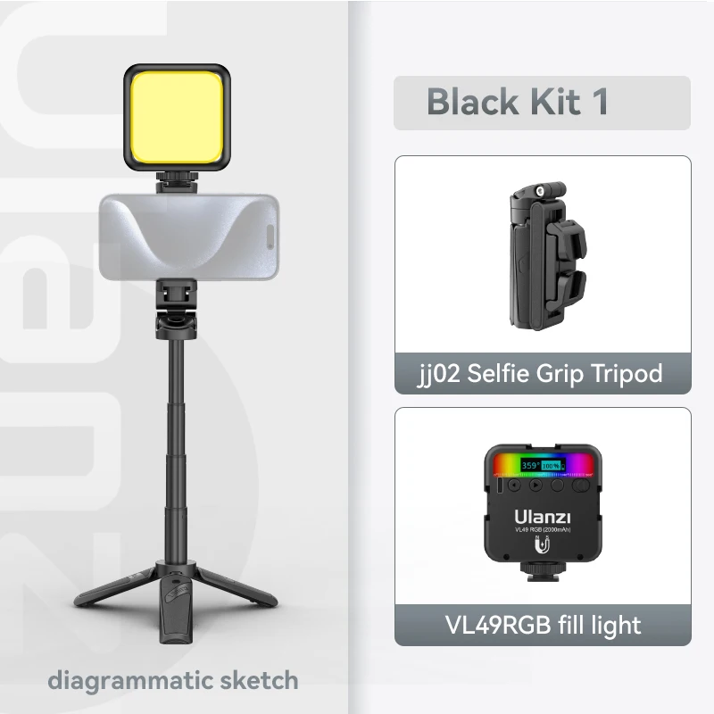 Black VL49 RGB Kit