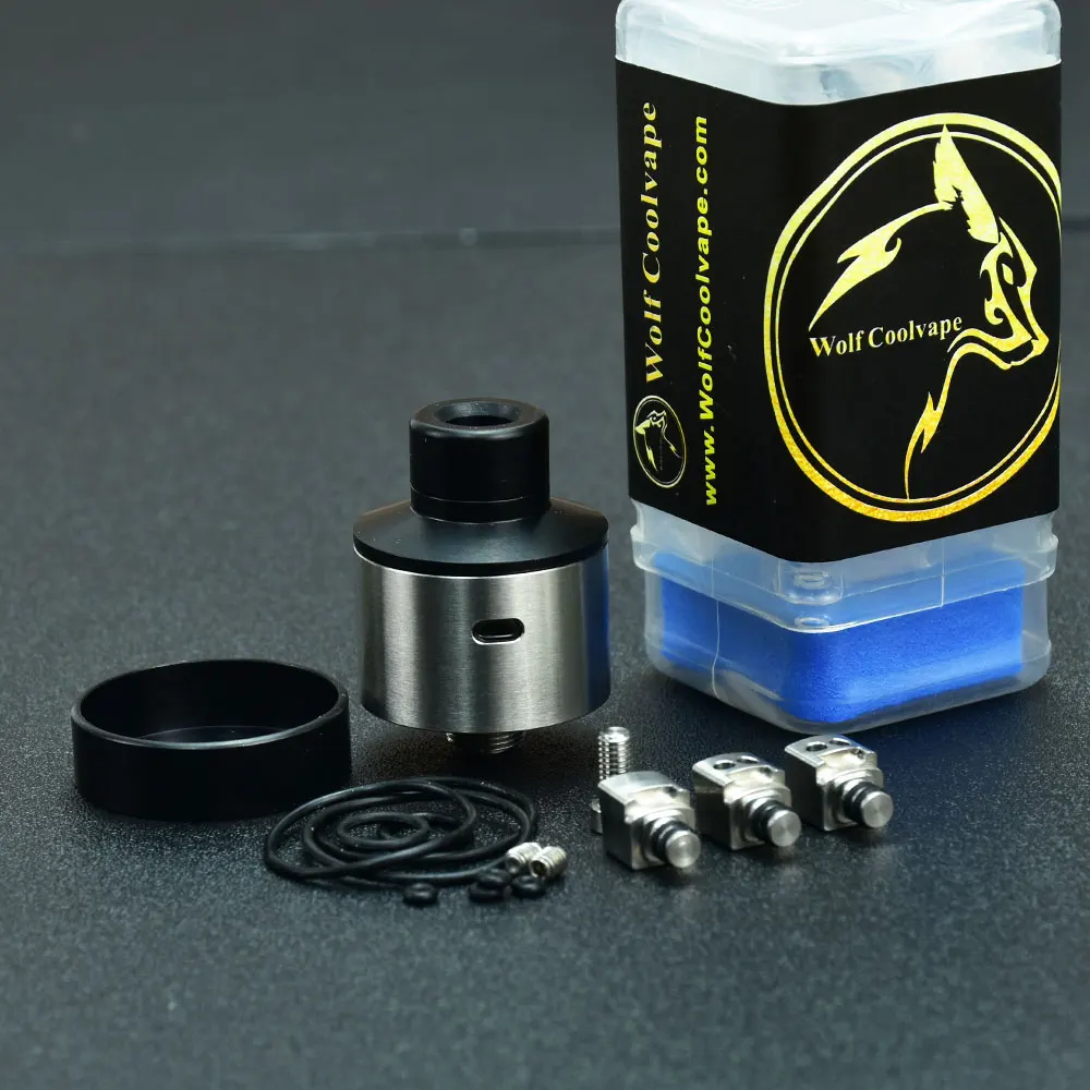 

Испаритель wolfcoolvape W2CK'D rda W2CK D rda, перестраиваемый резервуар для вейпа mtl с BF Pin 316SS 22 мм, бак для вейпа mtl