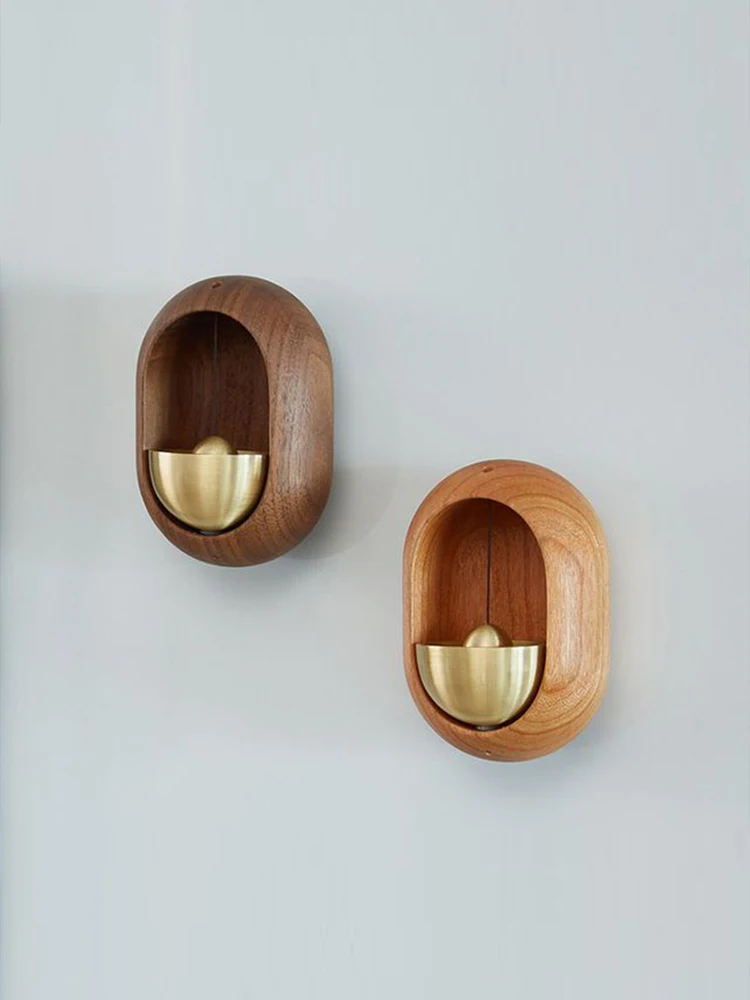 Wooden Door Bell Japanese Wind Chime Door Chime Room Decor Home Front Doorbell Landscape Bell Shopkeeper Remind Bell 풍경