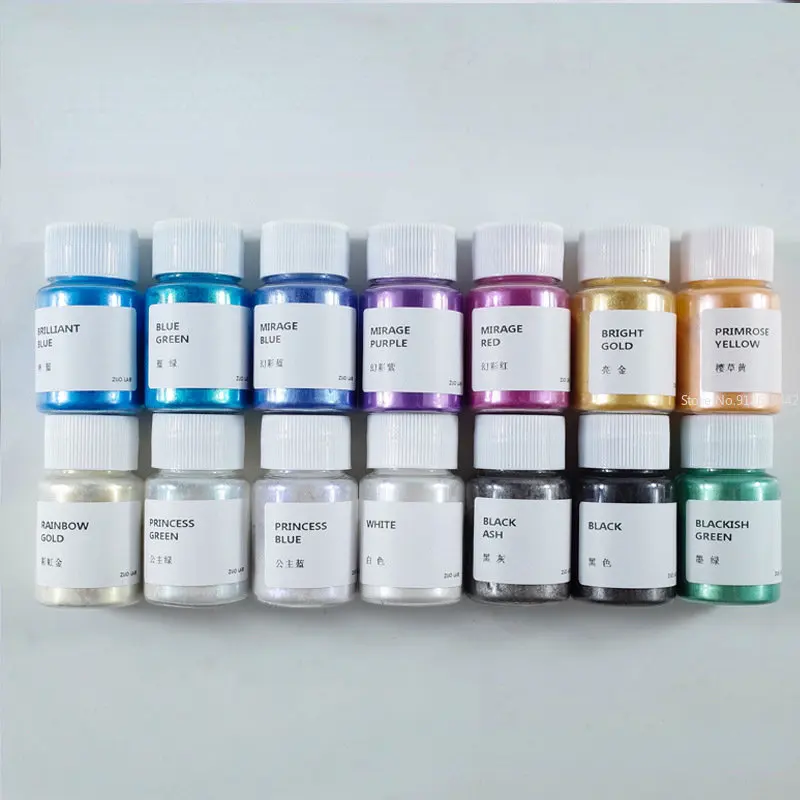 Wax Candles Pigment Paint Mica Powder Wax Soap Candle Mica Powder