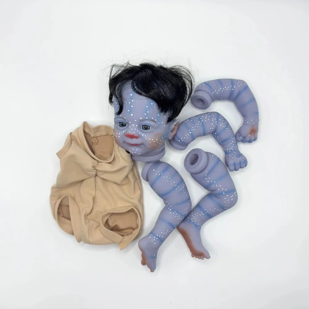 Bebe Reborn 인형 키트, 아바타 요정 삼림지대, 실물 같은 미완성 인형 부품, DIY 장난감, 19 인치