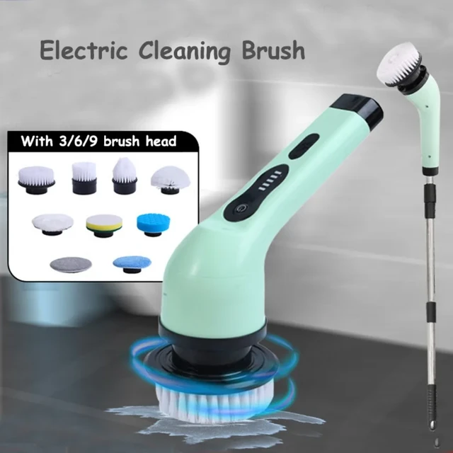 9-in-1 Wireless Electric Cleaning Brush Multifunctional Bathroom