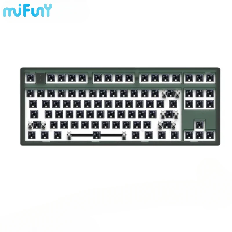 Teclado Mecânico de Jogos Bluetooth Kit de Teclado Personalizado Hot Swap Single-tri-mode Rgb Backlit Mecanico Mifuny-mk870
