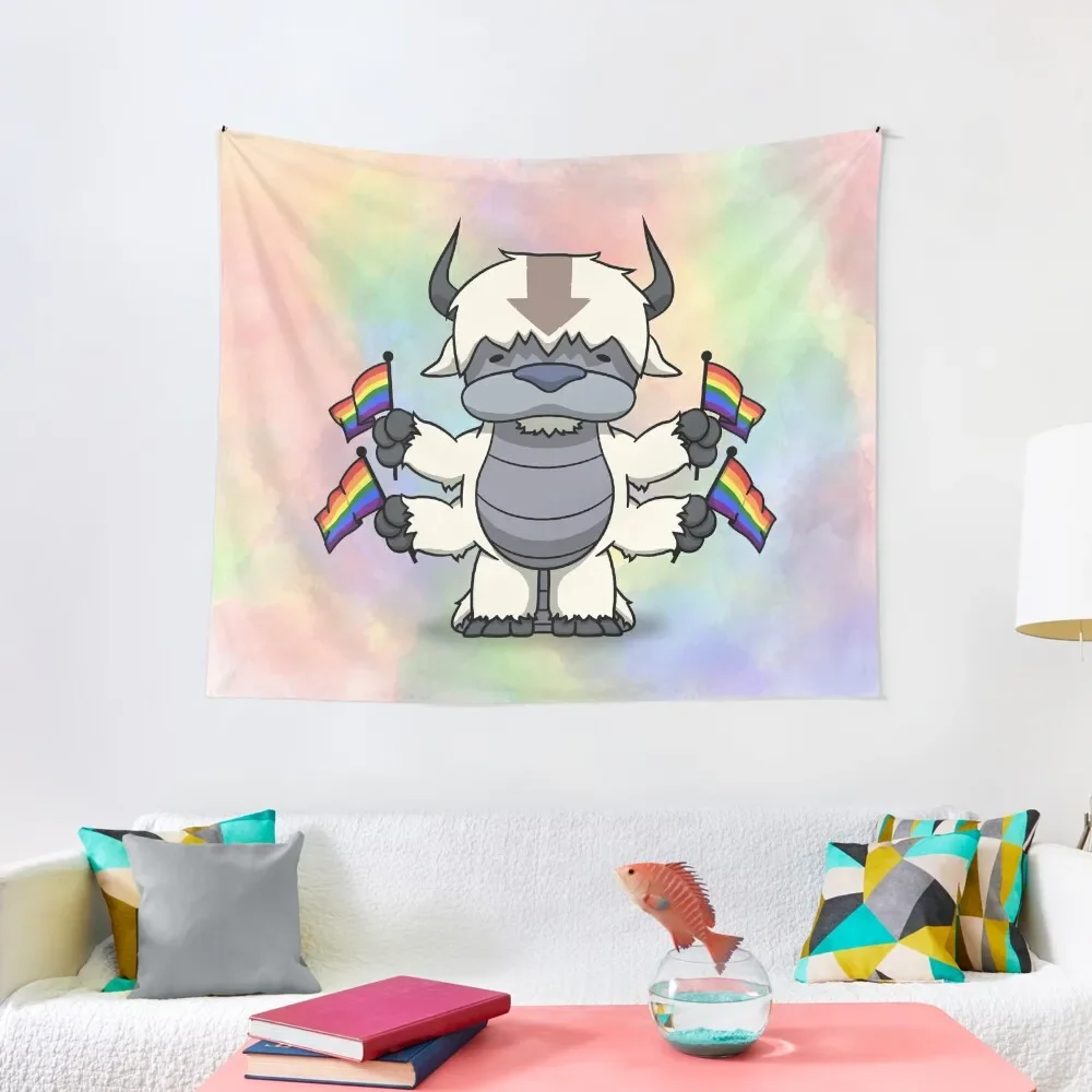 

Proud Gay flag Bison Tapestry Home Decorations Aesthetic Room Decoration Accessories Tapestry