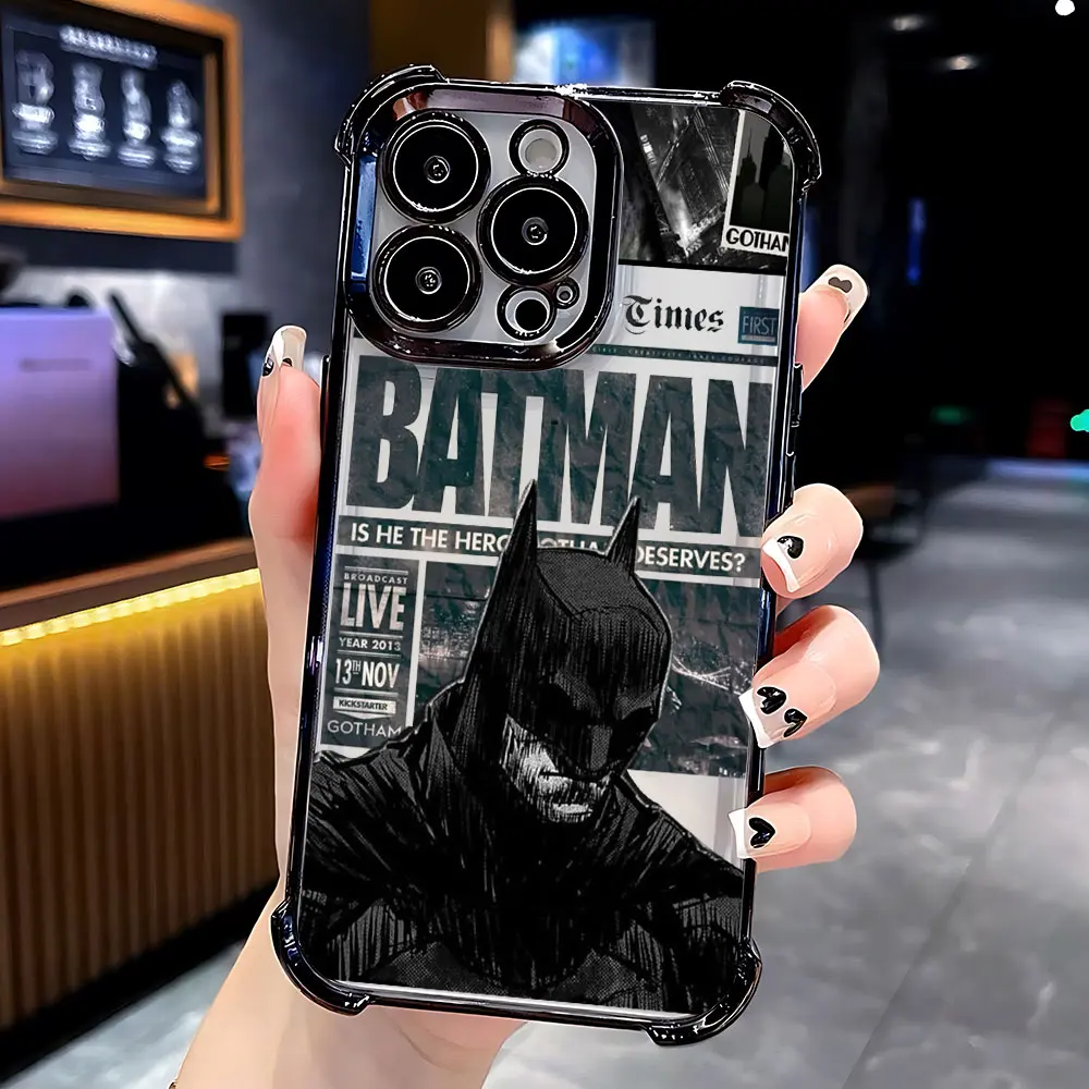 Sleek Batman-Themed Anti-Fall Airbag Phone Case