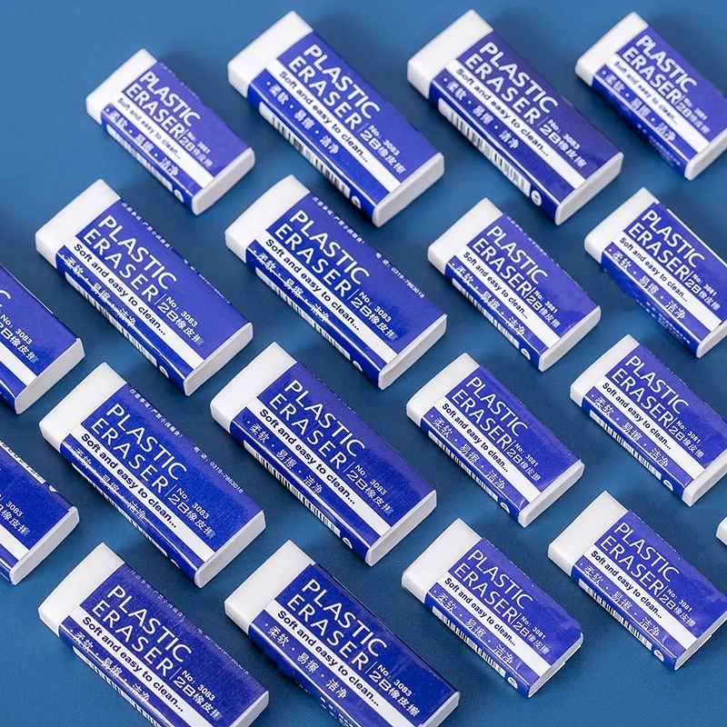 Pencil Eraser Soft White Erasers Drawing Rubber Writting Correction Supplies School Office Stationery
