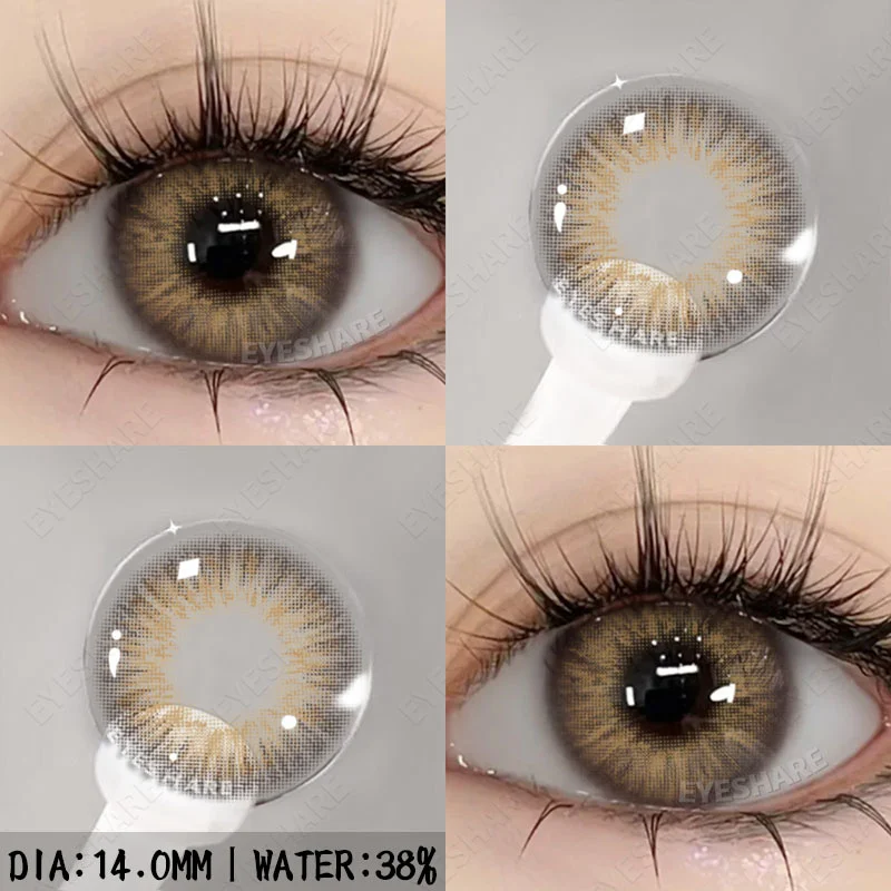 Enhance Your Look: Yearly Colored Contact Lenses with Prescription Myopia Correction