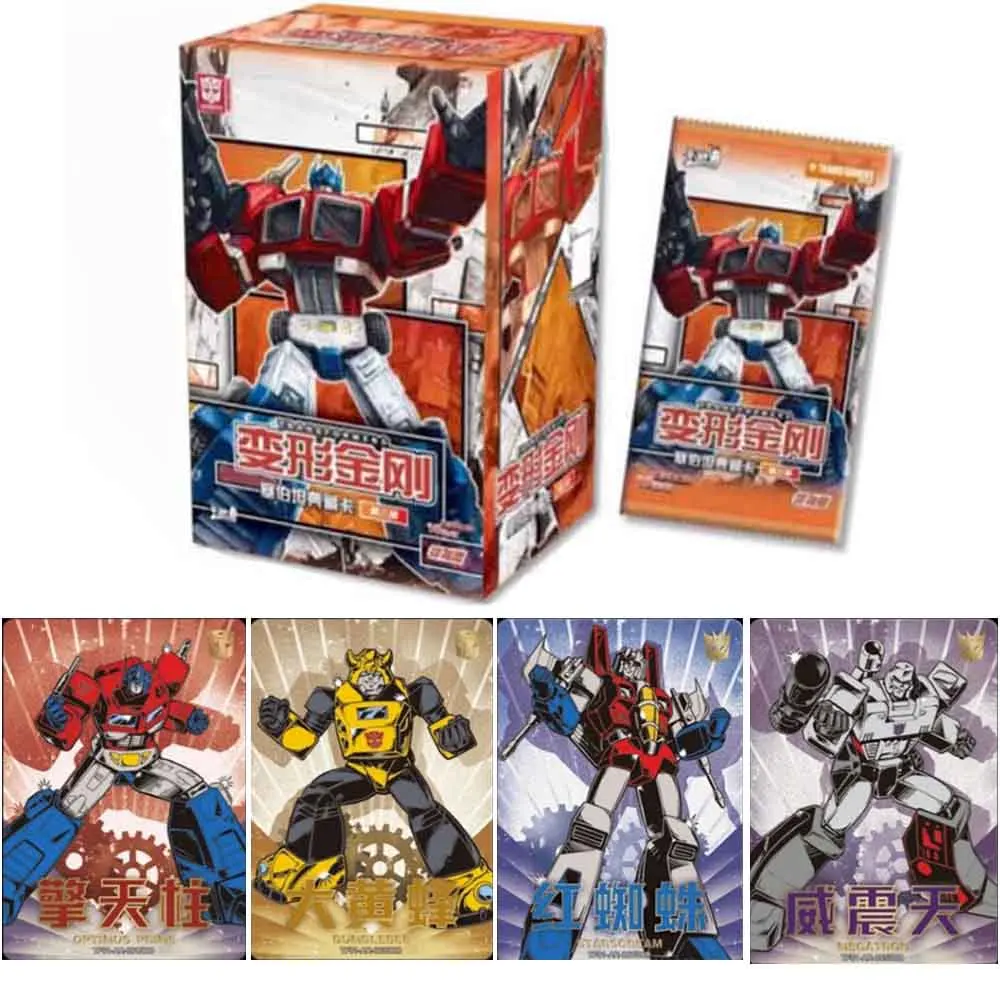 New Kayou Transformers Card Cybertron Leader Edition Optimus Prime Bumblebee Megatron Rare Bp Card Collection Card Toy Gift