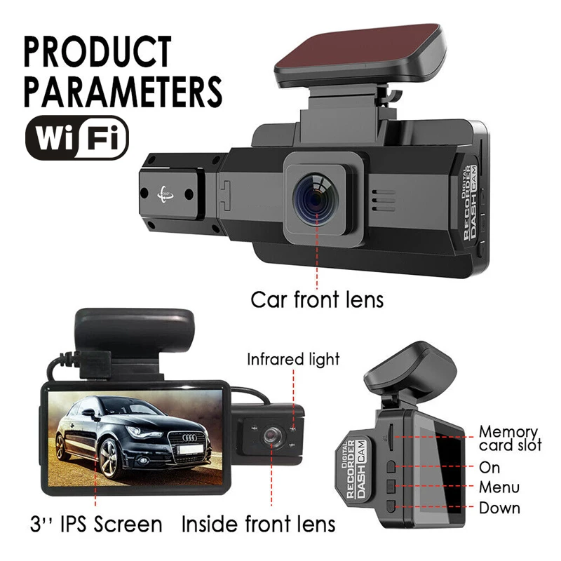 Frontkamera für LKW Dashcam vorne und hinten innen Bewegungs erkennung  Weitwinkel Auto Auto Kamera fahren Rekorder Auto - AliExpress