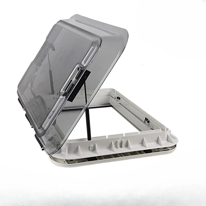 RV lathe car modification accessories acrylic transparent with light anti-mosquito sunshade RV80 sunroof ventilator