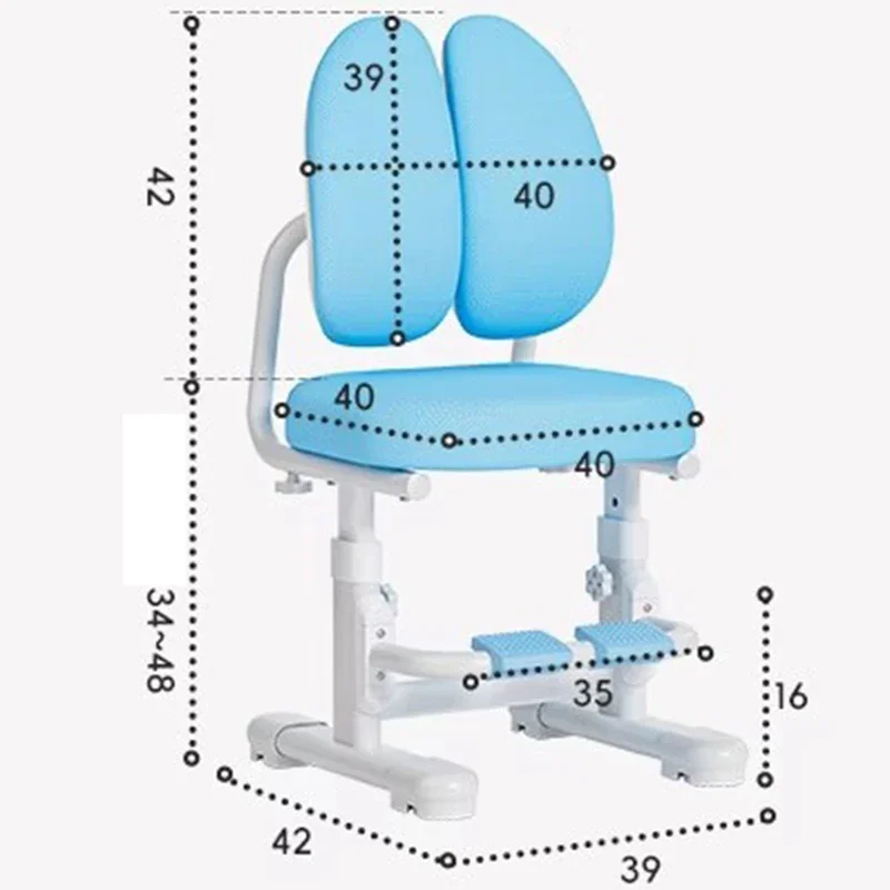 Kids Chair Plastic Child Room Furniture Children Of Apartments Childrens Desk Girl Sets Children's Stool Foldable Toddler Gaming