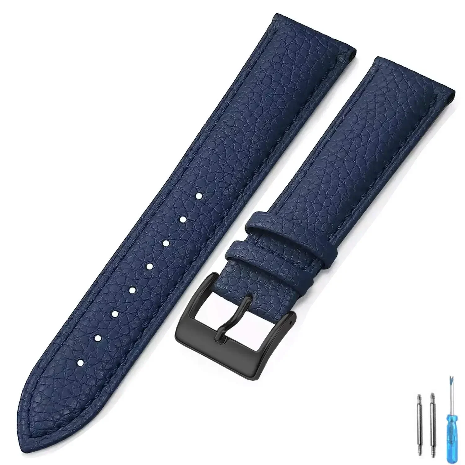 Premium Genuine Leather Watch Band - High-Quality Wrist Strap