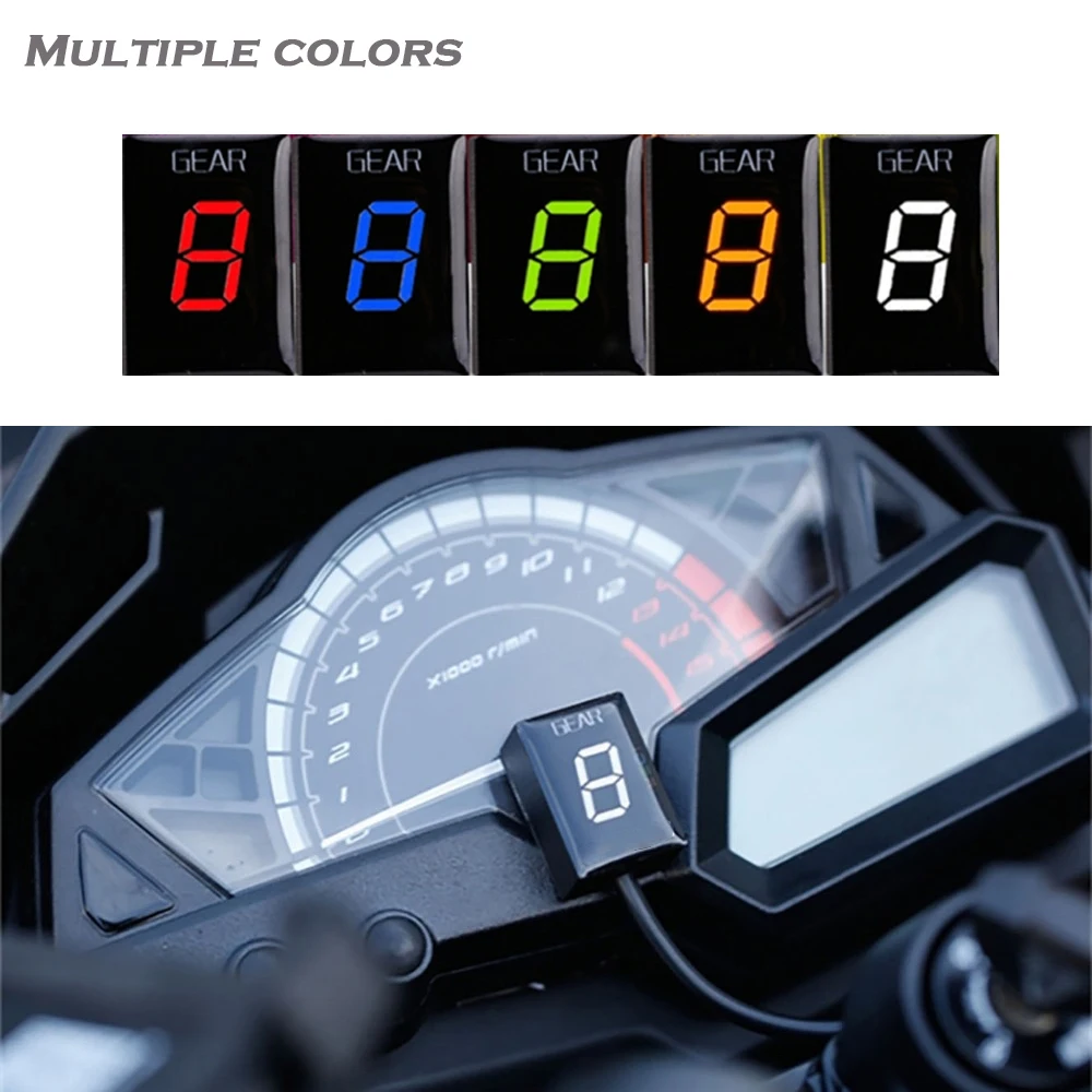 Gear Indicator For Kawasaki Z1000 SX Z-1000 Z1000SX Versys 650 Ninja 300 Ninja 250 R 250R ZRX1200 Motorcycle Accessories Speed