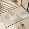 Bathroom Mat Absorbent Floor Mats Bath Carpet Soft Diatom Mud Non-slip Rug Toilet Doormat Entrance Door Tappeto Bagno alfombra 3