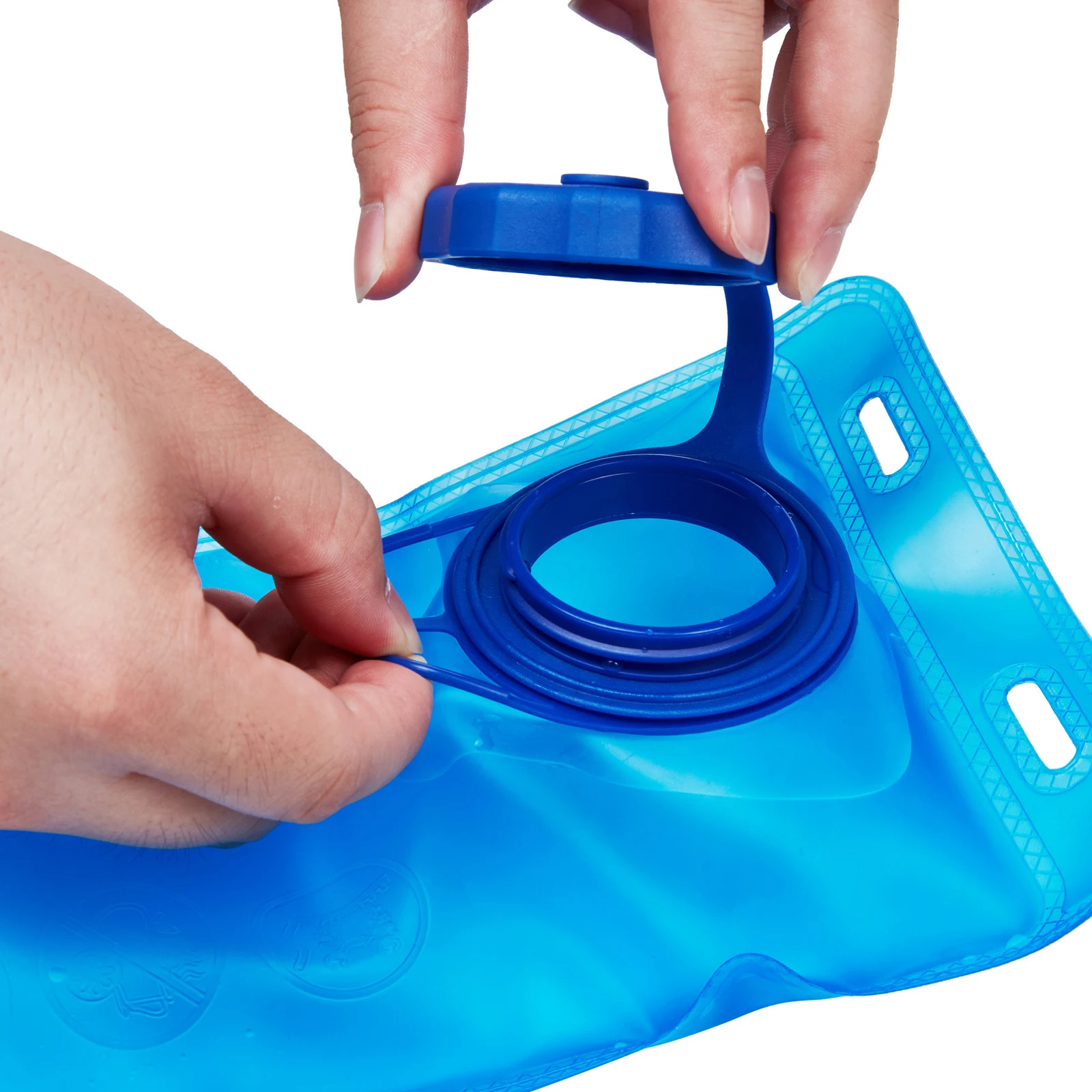 EVA Folding 2L Hydration Water Bladder Water Bag With Drinking Tube Bladder Leak Proof Outdoor Accessory hydration water bladder