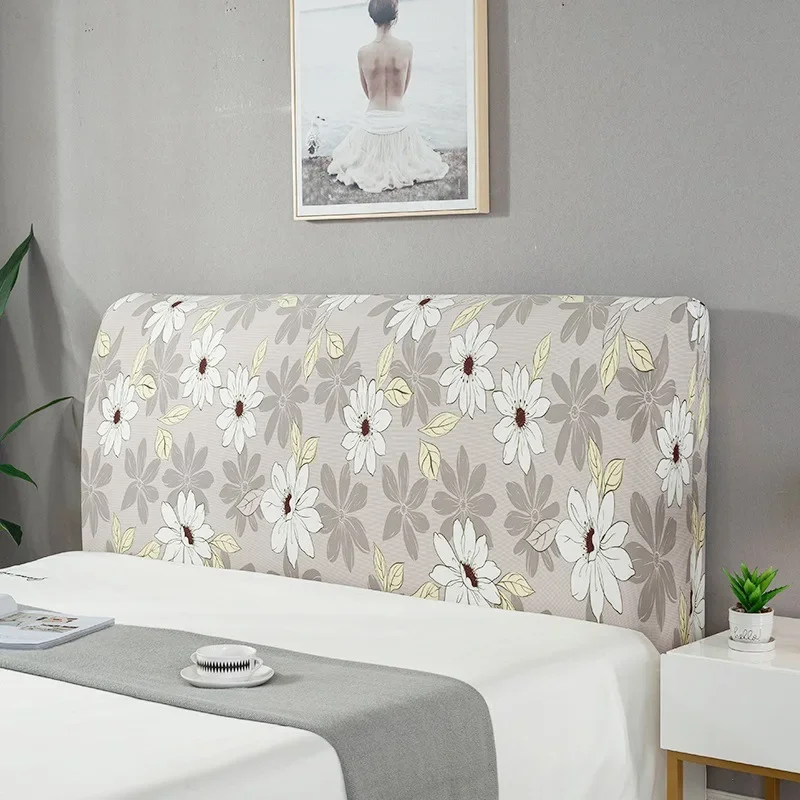 120-200cm Jacquard Bedhead Cover All-inclusive Bed Head Cover Home Back Protection Bedroom Removable Bedside