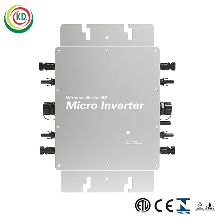 Impermeabile Ip65 Solar Grid Tie Micro Inverter Microinverter 2800W Wvc-2800 230Vac 50/60Hz Uscita Per On Power System