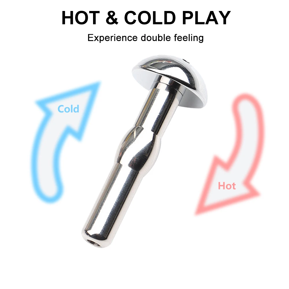 Penis Sex Toys Stainless Steel Hollow Urethral Plug Insert Sounding Rod Penis Plug Urethral Dilators Catheter Male Mastuburator