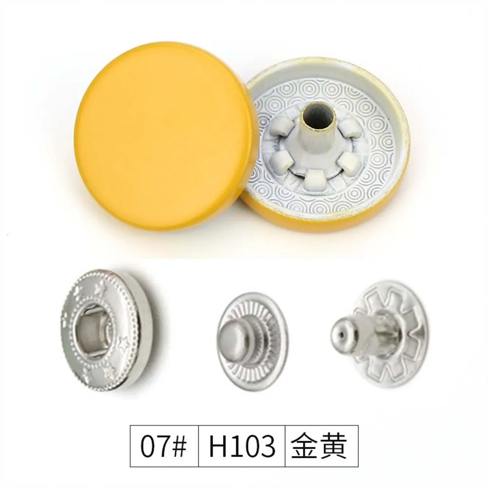 Good Quality Colorful 831 Metal Snap Button Press Studs Fasteners Sewing Buttons For Leather Craft Bags Clothing Coat Jacket 3