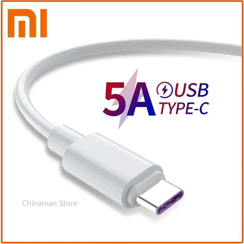 Кабель USB Type C для быстрой зарядки Xiaomi 5 А 1 м 2 | Мобильные телефоны и аксессуары