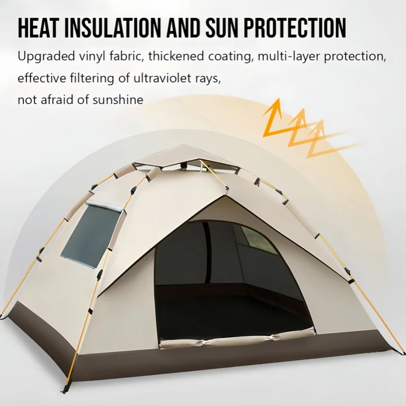 Camping Tent Outdoor Folding Portable Waterproof Automatic Setup For Beach Picnic Barbecue