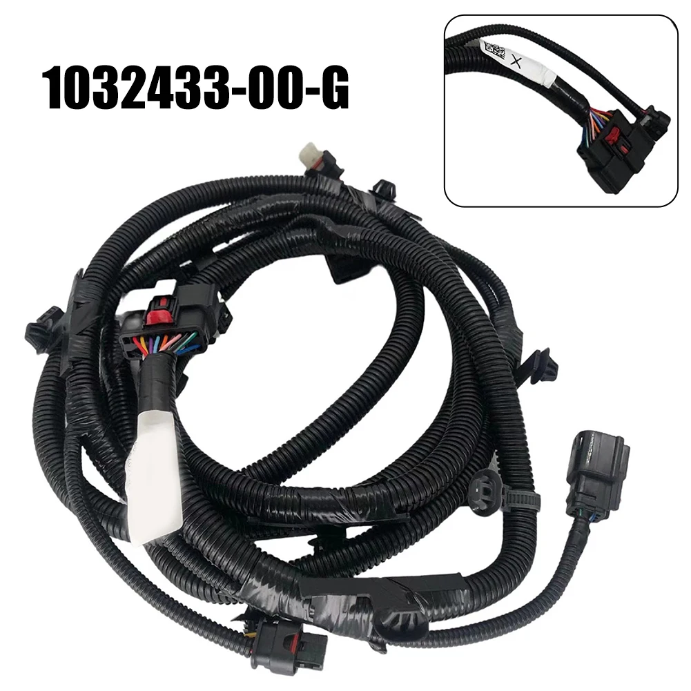 

1x For Tesla Model X 2016-2019 Front Bumper Parking Wiring Harness 1032433-00-G Car Front Bumper For -Radar Harness