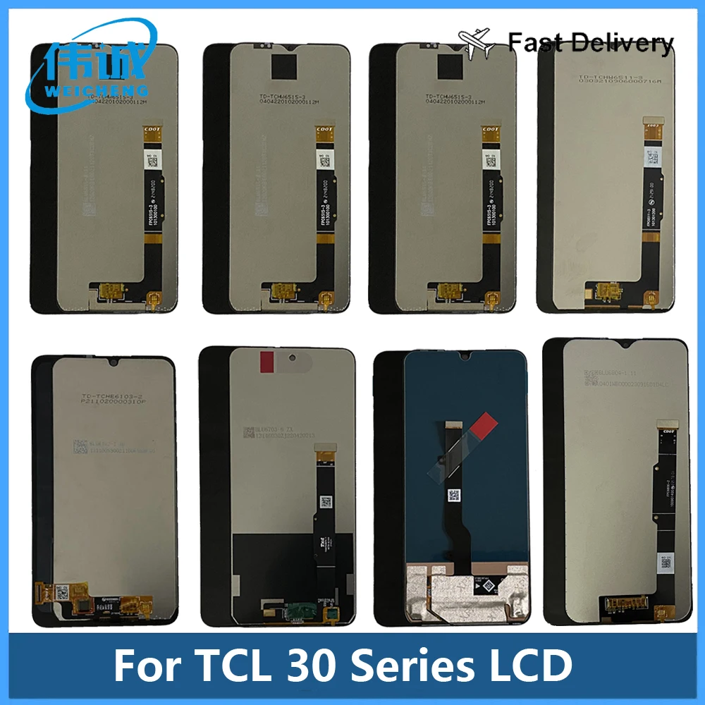 

For TCL 30 SE 6165 TCL 30E 6127 305 306 LCD Display Digitizer For TCL 30 V 5G 30 LE 30Z 30 XE LCD TCL 30 5G T776H 30 Plus lcd