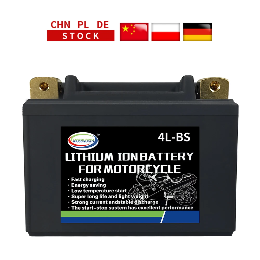 FLY5L-BS veFePO4 Moto Lithium ion Batterie 12V 36Wh CCA 180A BMS