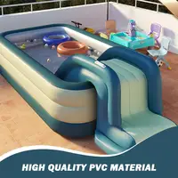 Inflatable Water Slide For Pool Blow Up Waterslide Summer Swimming Pool Waterslide For Backyard Parties Fun For Adults & Kids 1