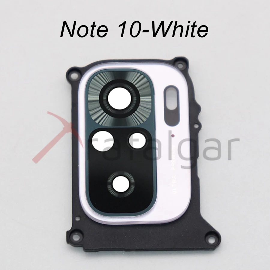 Trafalgar Rear Back Camera Glass Lens Cover For Xiaomi Redmi Note 10/Note10 Pro 5G Camera Glass + Frame Holder Bezel Replacement phone camera lens camera lens cover