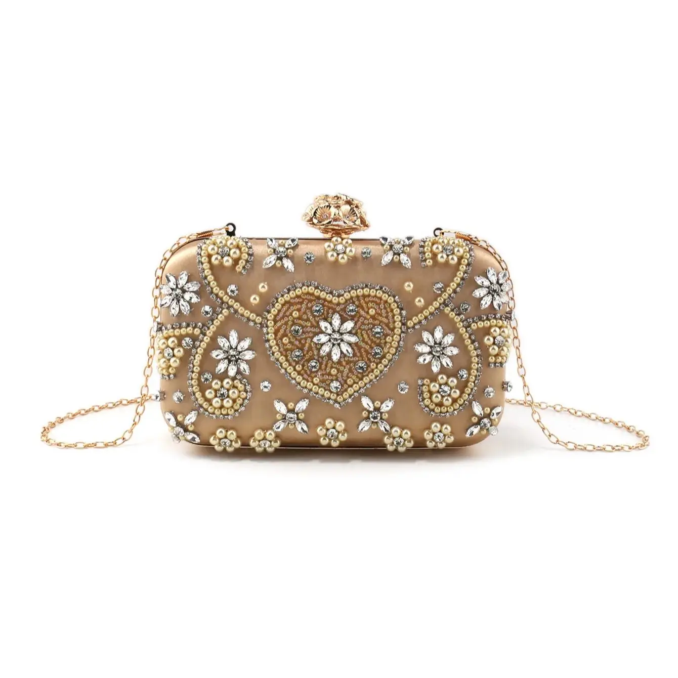 Luxury Diamond Evening Handbag for Women Wedding Party