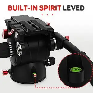 IFOOTAGE Komodo K7 Fluid Head Max Load 7kg Commercial Macro Photography offer Sm