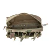 Tactical Molle Pouch with Triple Magazine Pouch Open-Top Mag Pouches Universal Cartridge Holder Accessories Bag 3