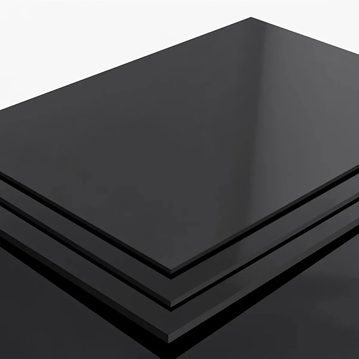 Acrylglasplatte Glänzend Halbtransparent Schwarz 2mm 3mm 4mm 5mm Dick Kunststoffplatte Organisches Glas Polymethylmethacrylat-Paneel – Detail 9