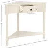 American Homes Collection Gomez Vintage Grey Corner Table 3