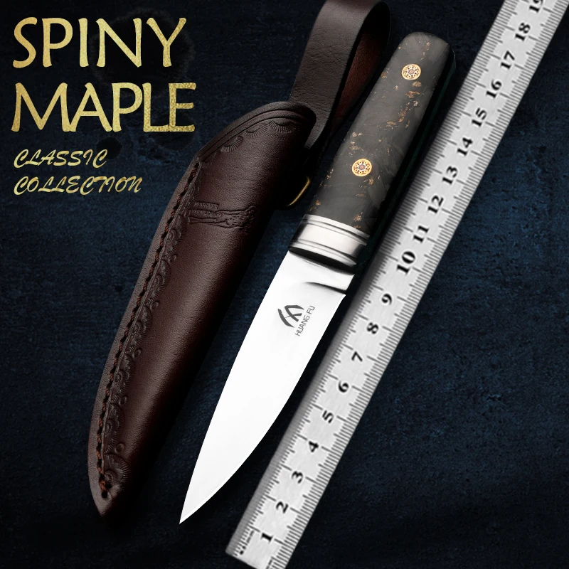HUANGFU High quality fixed blades, outdoor straight knives, wilderness survival knives, men's tactical knives