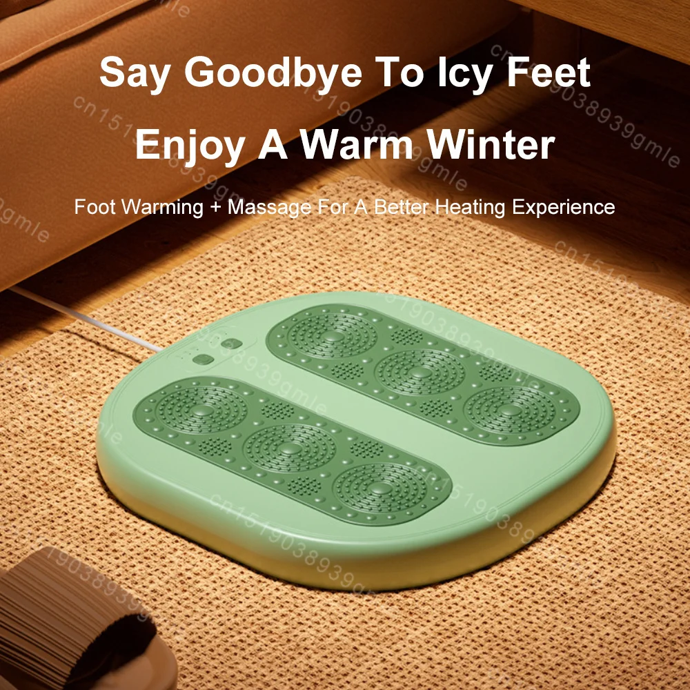 Electric Foot Heating Massage Pad Foot Warmer Portable Winter Foots Warming Mat for Home Intelligent Foot Massager with Heat
