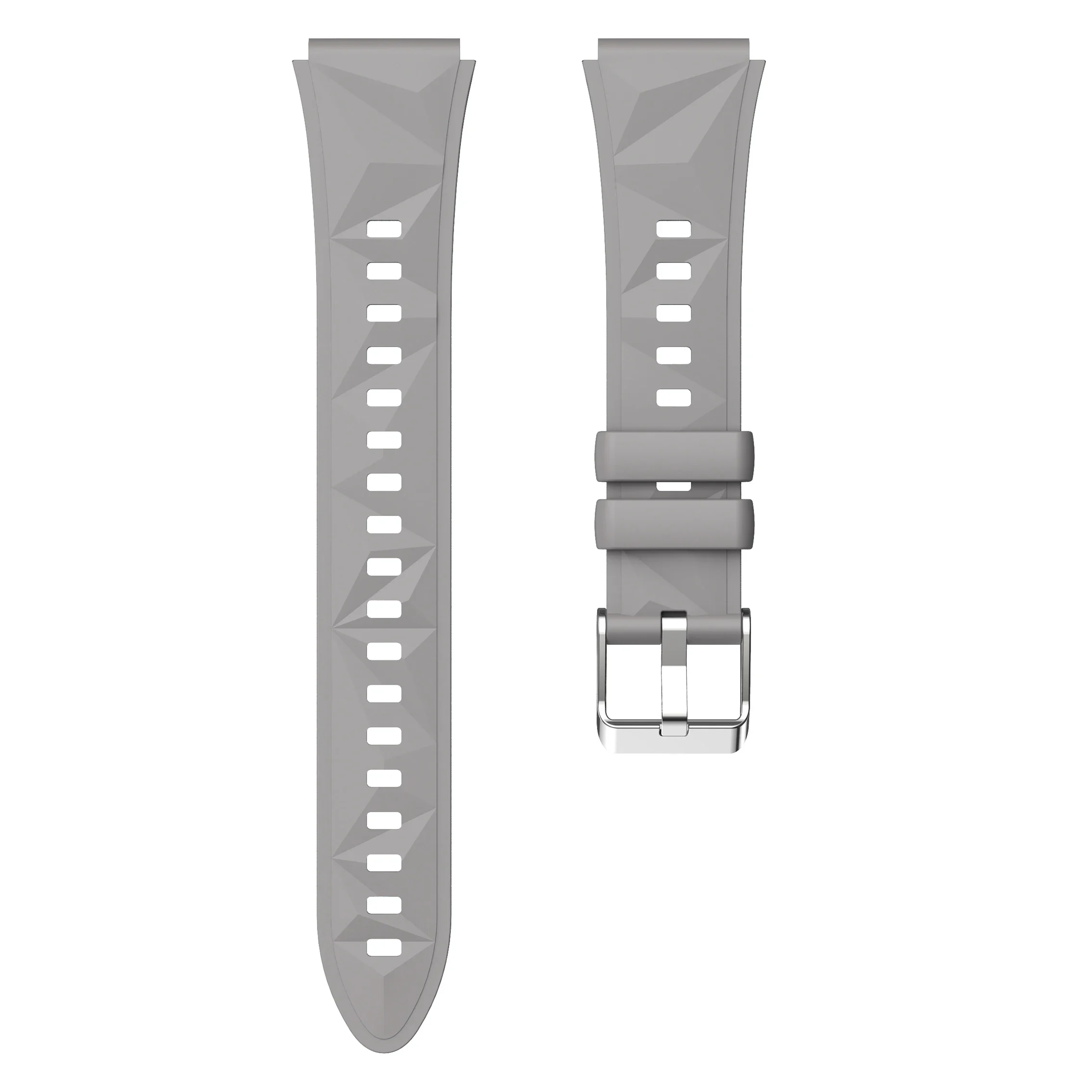 Universal 18mm Sports Silicone Classic Buckle Replacement Watch Band